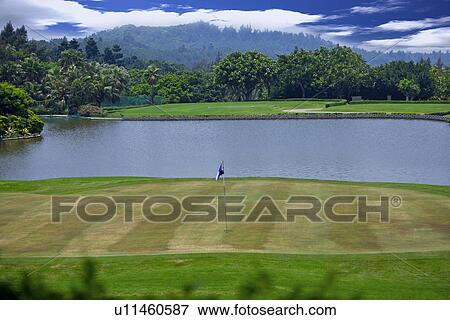 Golf course landscape View Large Photo Image Stock Photo - Golf course landscape. Fotosearch
