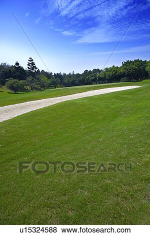 Stock Photo - Golf course landscape. Fotosearch