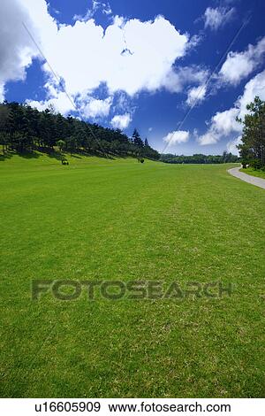 Stock Photo - Golf course landscape. Fotosearch