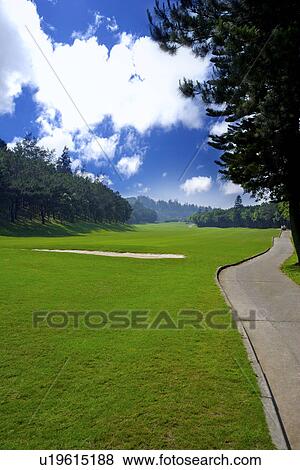Stock Photo - Golf course landscape. Fotosearch