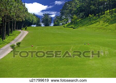 Stock Photo - Golf course landscape. Fotosearch