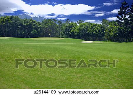 Golf course landscape View Large Photo Image Stock Photo - Golf course landscape. Fotosearch