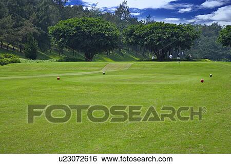 Golf course landscape View Large Photo Image Stock Photograph - Golf course landscape. Fotosearch