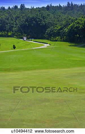 Golf course View Large Photo Image Stock Image - Golf course. Fotosearch