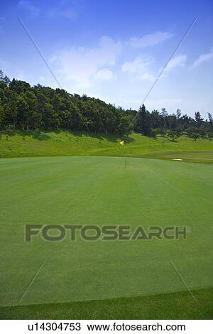Stock Image - Golf course. Fotosearch