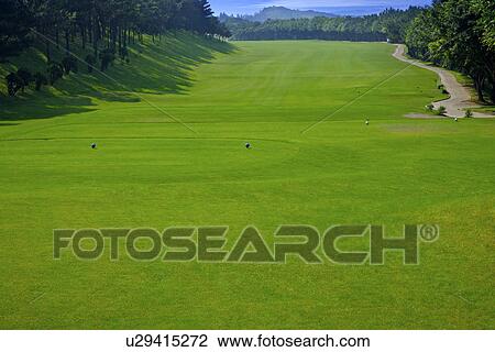 Golf course View Large Photo Image Stock Image - Golf course. Fotosearch