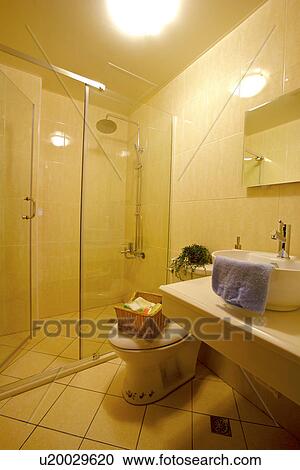 Bathroom in house View Large Photo Image Stock Image - Bathroom in house. Fotosearch