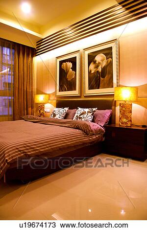 Modern style bedroom View Large Photo Image Stock Image - Modern style bedroom. Fotosearch