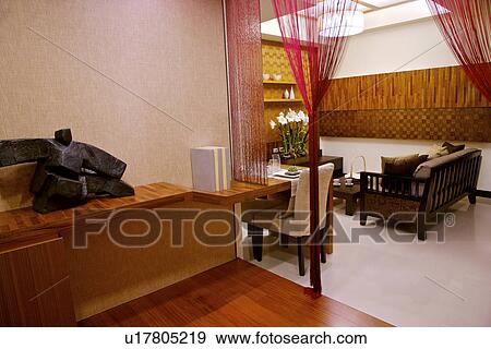 Stock Photo - Modern style domestic room. Fotosearch