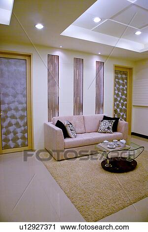 Modern style living room View Large Photo Image Stock Image - Modern style living room. Fotosearch