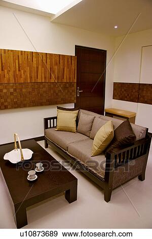 Modern style living room View Large Photo Image Stock Photo - Modern style living room. Fotosearch