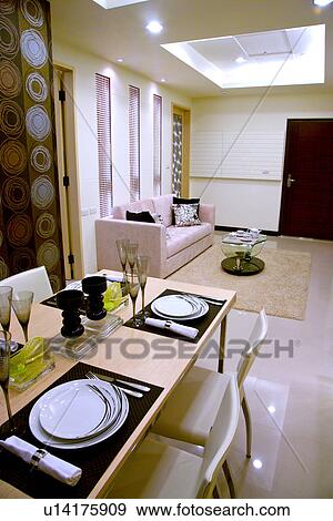 Stock Photo - Place setting on table. Fotosearch