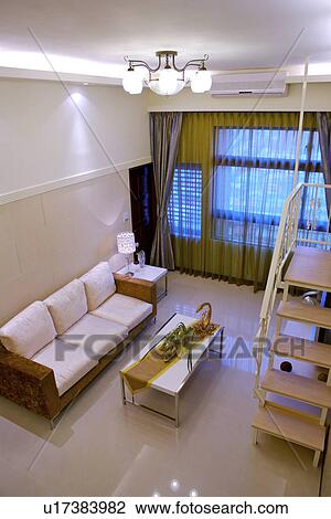 Stock Image - Modern style living room. Fotosearch
