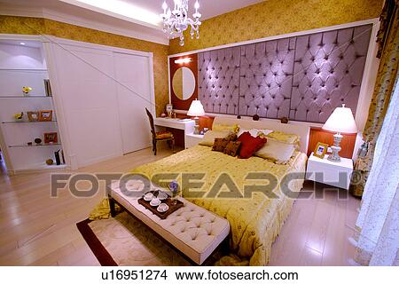 Picture - Bedroom interior. Fotosearch