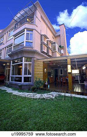Exterior of home View Large Photo Image Stock Photo - Exterior of home. Fotosearch