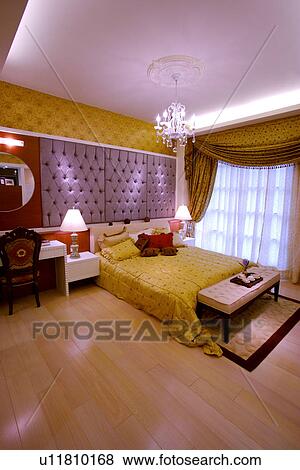 Modern style bedroom View Large Photo Image Stock Photo - Modern style bedroom. Fotosearch
