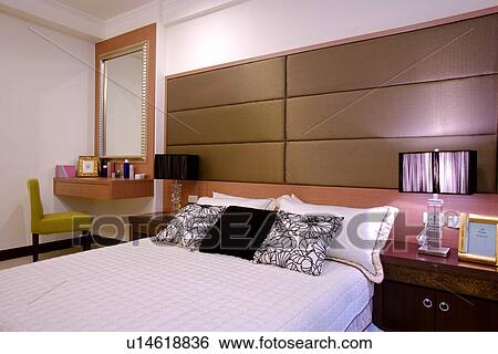 Modern style bedroom View Large Photo Image Stock Photograph - Modern style bedroom. Fotosearch