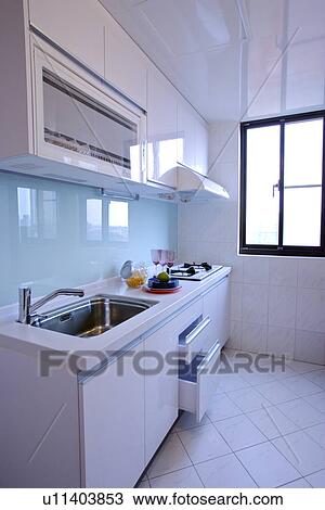Modern style kitchen View Large Photo Image Stock Image - Modern style kitchen. Fotosearch