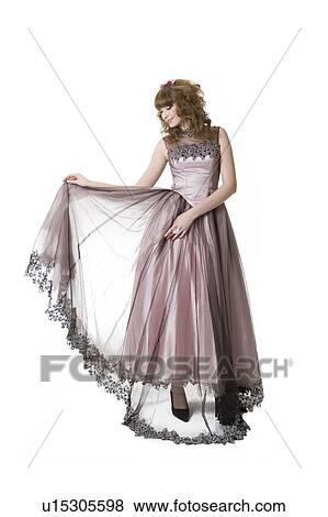 Teenage girl in formal dress View Large Photo Image Stock Photo - Teenage girl in formal dress. Fotosearch