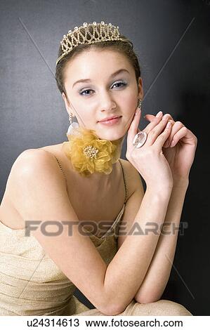 Teenage girl wearing jewelries View Large Photo Image Stock Image - Teenage girl wearing jewelries. Fotosearch