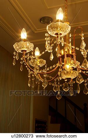 Chandelier View Large Photo Image Stock Image - Chandelier. Fotosearch