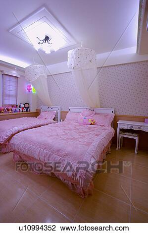 Stock Image - Children's bedroom. Fotosearch