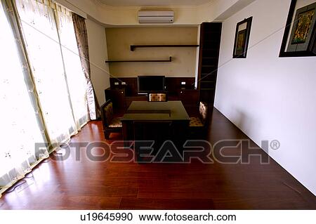Stock Image - Interior of living room. Fotosearch