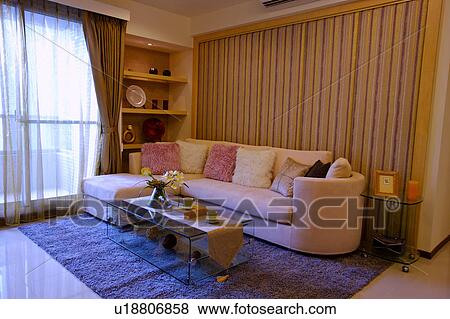 Showcase living room Stock Photo | u18806858 | Fotosearch