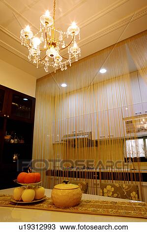 Stock Image - View of clean modern kitchen. Fotosearch