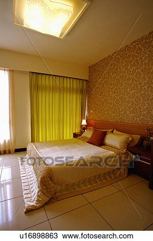 Home interior of bedroom with modern style View Large Photo Image Stock Image - Home interior of bedroom with modern style. Fotosearch