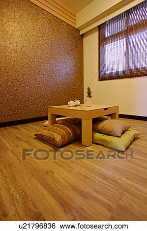Stock Photograph - Home interior of domestic room with modern style. Fotosearch