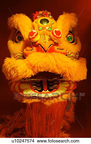Chinese lion head costume View Large Photo Image Picture - Chinese lion head costume. Fotosearch