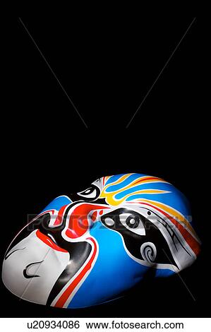 Close-up of Chinese mask View Large Photo Image Stock Photograph - Close-up of Chinese mask. Fotosearch