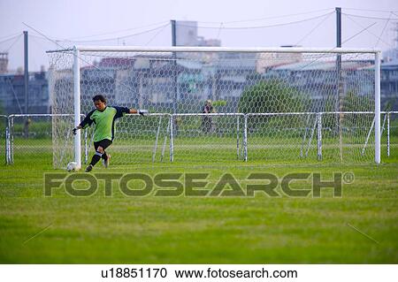 Goalkeeper Saving Shot View Large Photo Image Stock Image - Goalkeeper Saving Shot. Fotosearch