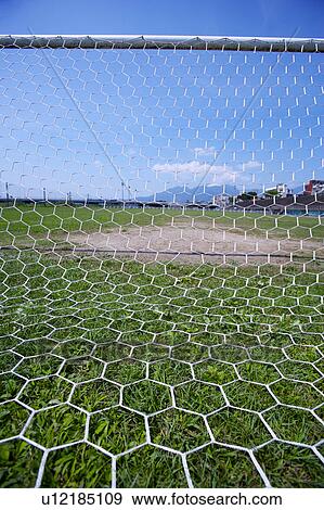Stock Photo - Soccer net. Fotosearch