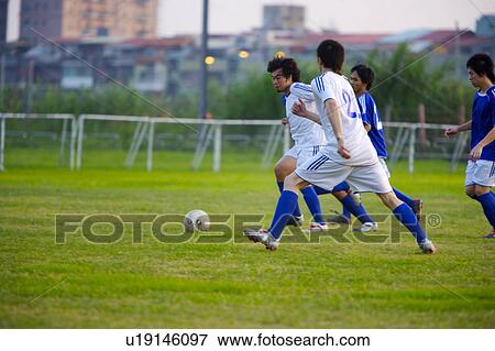 Soccer players View Large Photo Image Stock Photo - Soccer players. Fotosearch