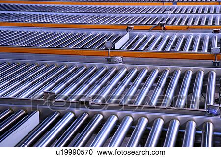 Stock Image - Conveyor belts. Fotosearch