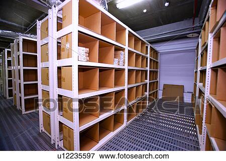 Warehouse shelves View Large Photo Image Stock Photo - Warehouse shelves. Fotosearch