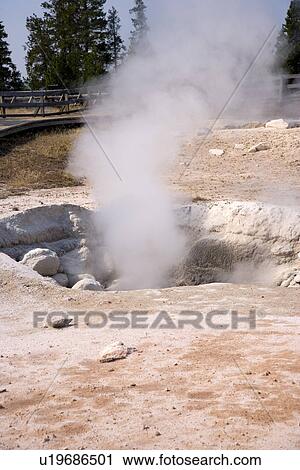 Fountain Paint Pots, Yellowstone National Park, Wyoming, USA View Large Photo Image Stock Image - Fountain Paint Pots, Yellowstone National Park, Wyoming, USA. Fotosearch