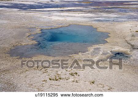 Stock Photography - Jelly Geyser, Yellowstone National Park, Wyoming, USA. Fotosearch