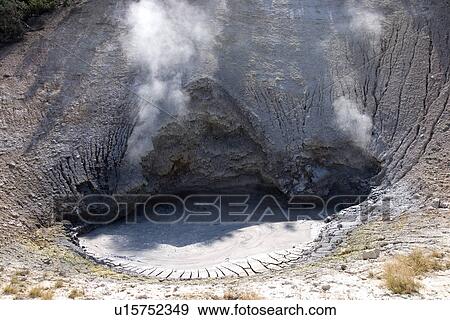 Stock Photo - Mud Volcano, Yellowstone National Park, Wyoming, USA. Fotosearch