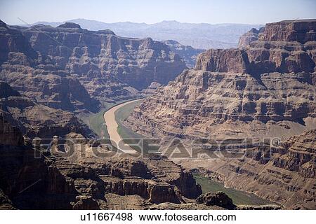 Stock Photo - USA, Arizona, Grand Canyon and Colorado river. Fotosearch