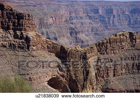 Stock Photo - West rim of Grand Canyon, United States, Arizona, Grand Canyon National Park. Fotosearch