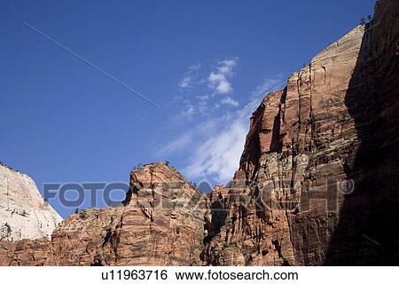 Stock Photograph - Zion Canyon National Park, UT, USA. Fotosearch