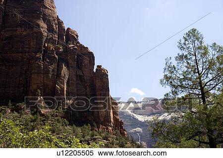 Stock Photography - Zion Canyon National Park, UT, USA. Fotosearch