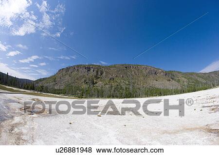 Stock Photo - Black Sand Basin, Yellowstone National Park, Wyoming'. Fotosearch