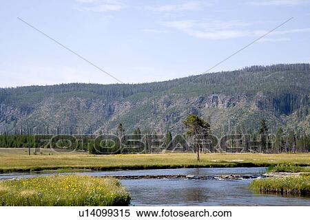 Firehole River, Yellowstone National Park, Wyoming, USA View Large Photo Image Stock Photography - Firehole River, Yellowstone National Park, Wyoming, USA. Fotosearch