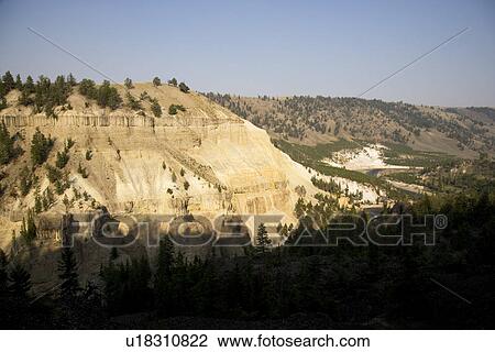 Stock Image - Grand Canyon of the Yellowstone, Yellowstone National Park, Wyoming, USA. Fotosearch