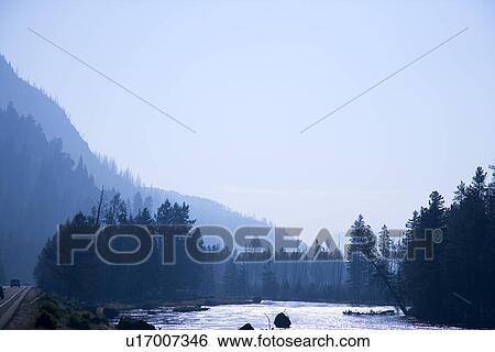 Madison River, Yellowstone National Park, Wyoming, United States of America, North America View Large Photo Image Stock Photograph - Madison River, Yellowstone National Park, Wyoming, United States of America, North America. Fotosearch