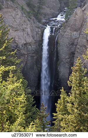 Tower Falls, Yellowstone National Park, United States of America View Large Photo Image Stock Image - Tower Falls, Yellowstone National Park, United States of America. Fotosearch